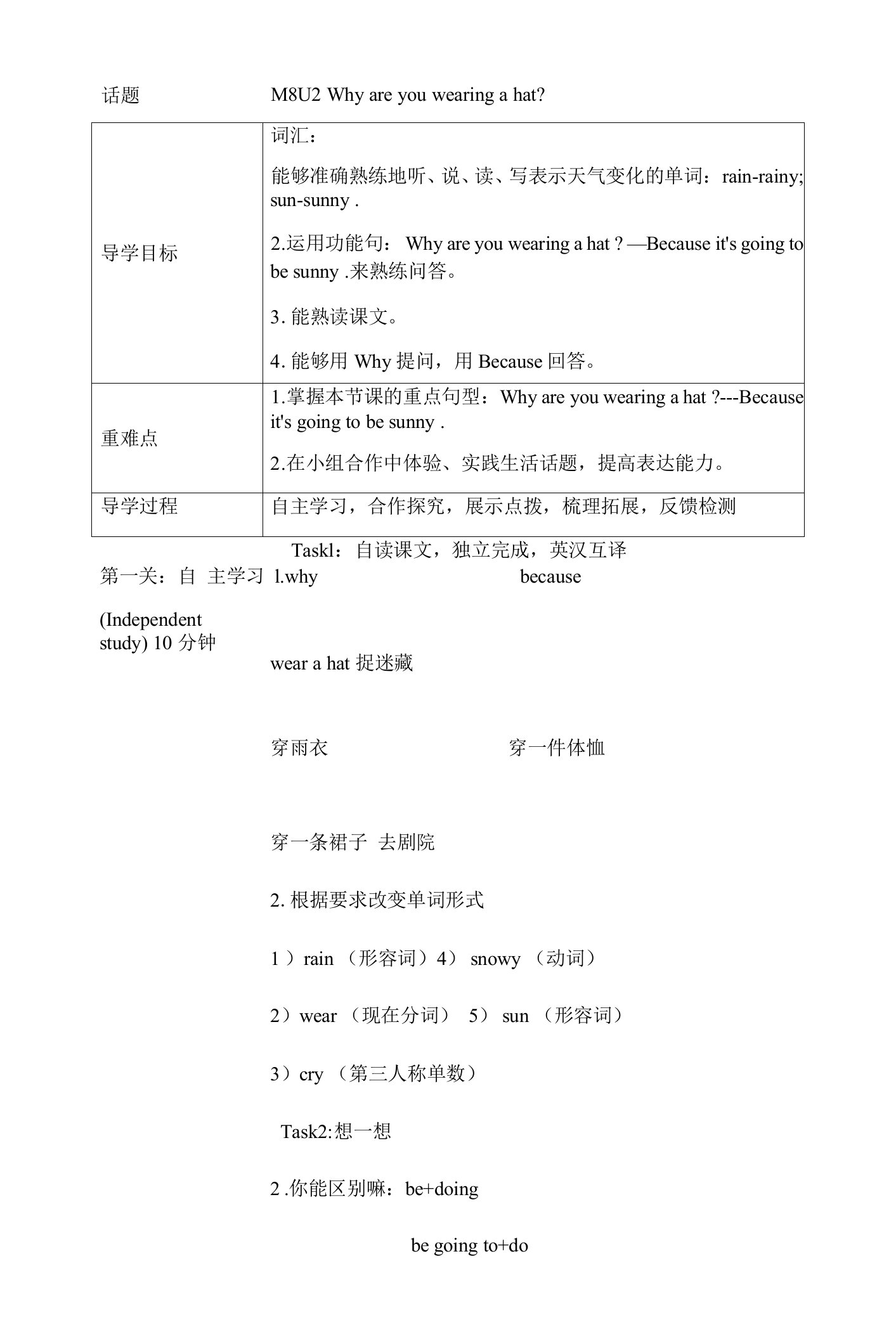 小学英语外研新标准六年级下册（2022年新编）Module8教研课教案