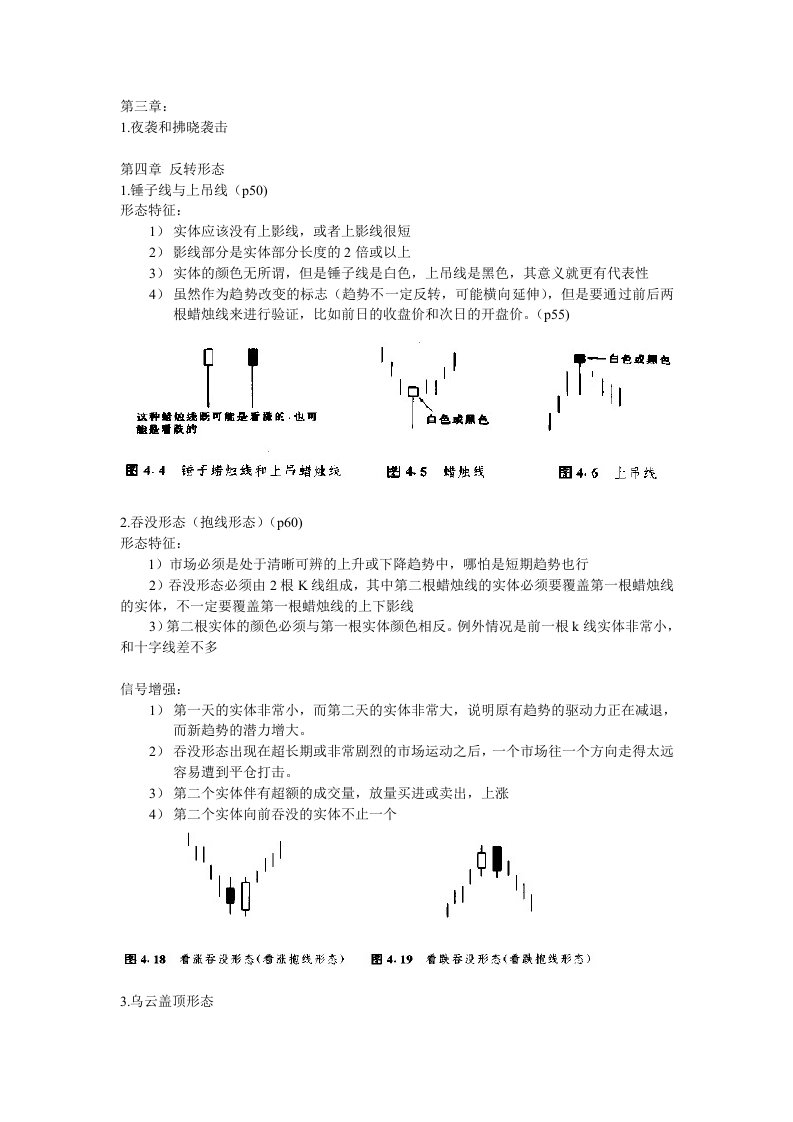 蜡烛图技术分析学习心得