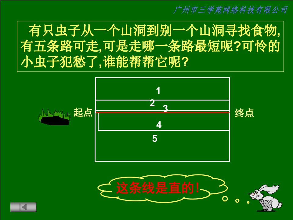 新人教版四年级上册数学线段直线射线和角ppt课件