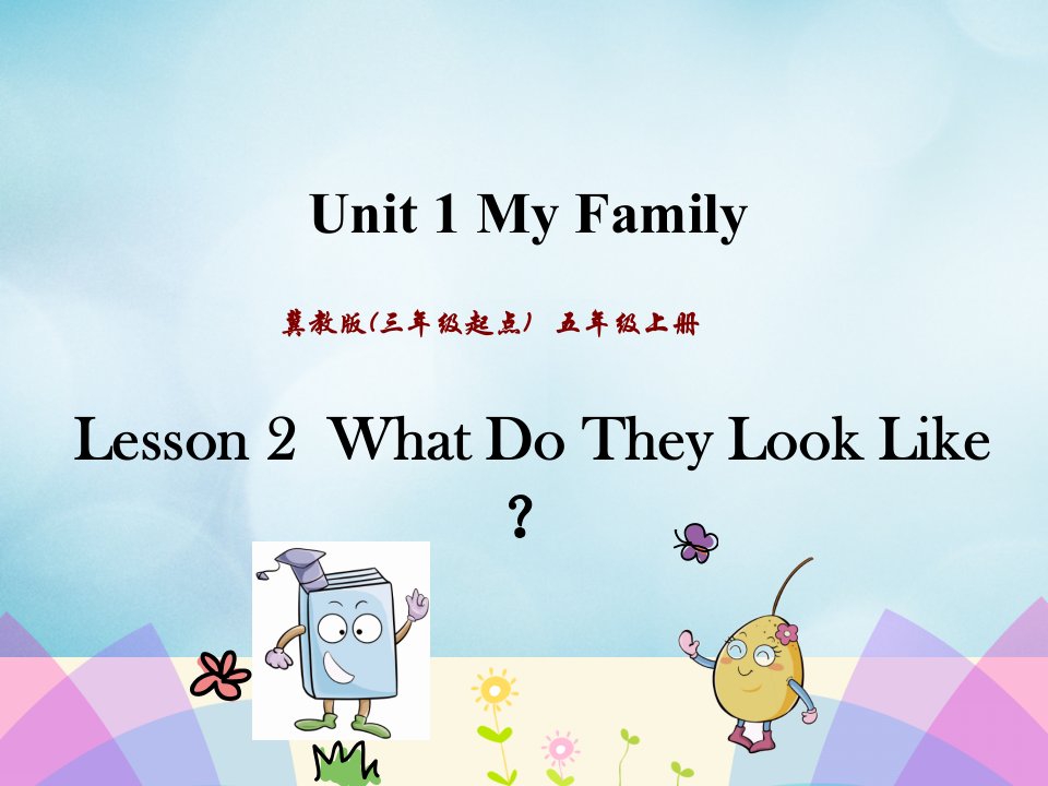 五年级英语上册Unit1MyFamilyLesson2WhatDoTheyLookLike课件冀教版三起