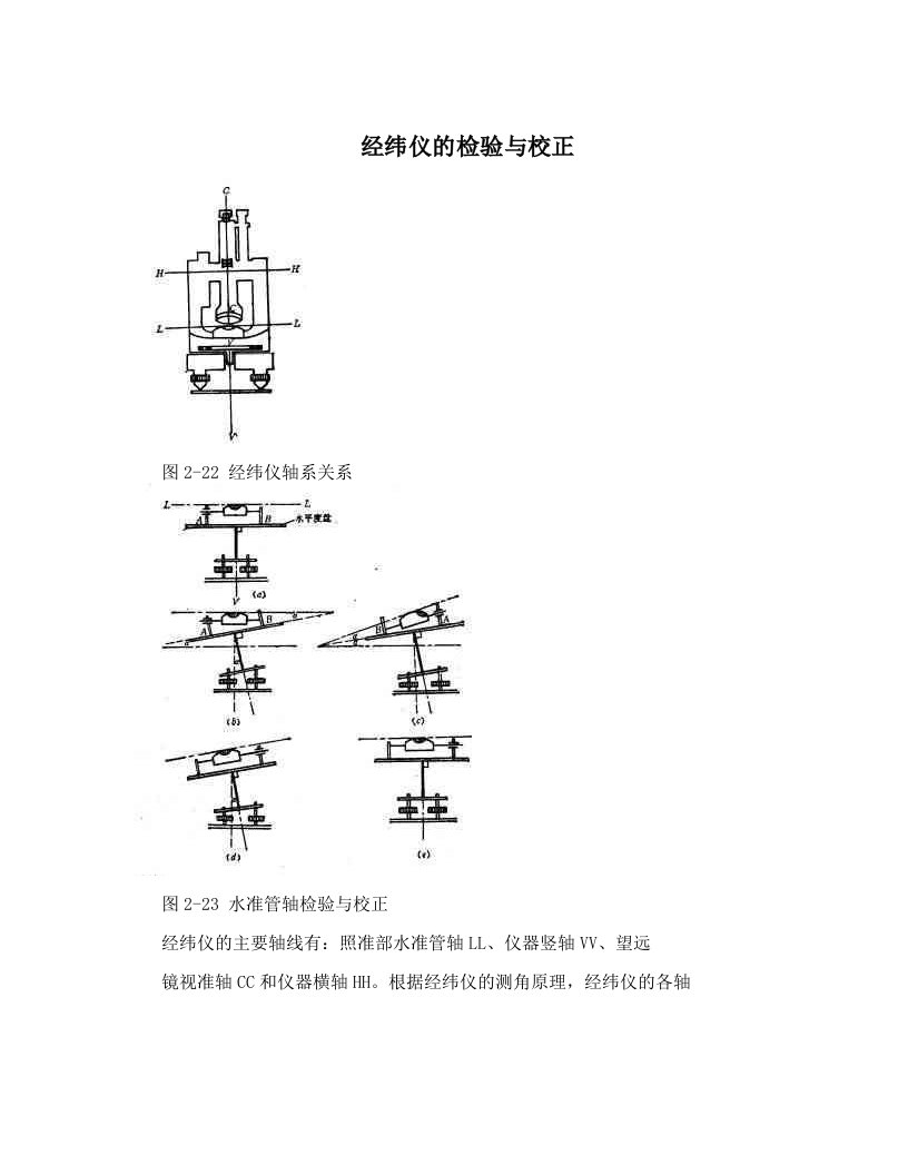 rdrAAA经纬仪的检验与校正