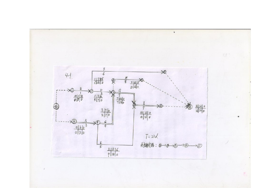 北京交通大学施工组织设计作业