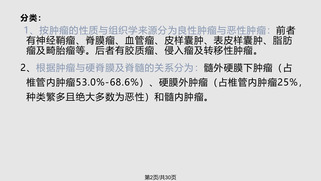 常见椎管内肿瘤及MRI表现课件