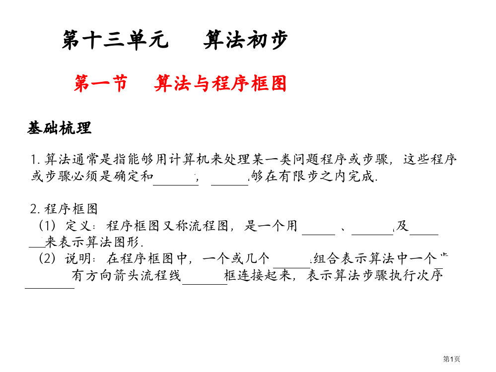 高考算法初步专题复习市公开课一等奖省赛课微课金奖PPT课件