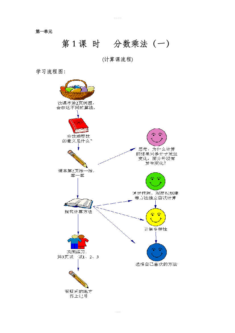 北师大版五年级数学下册导学案全册