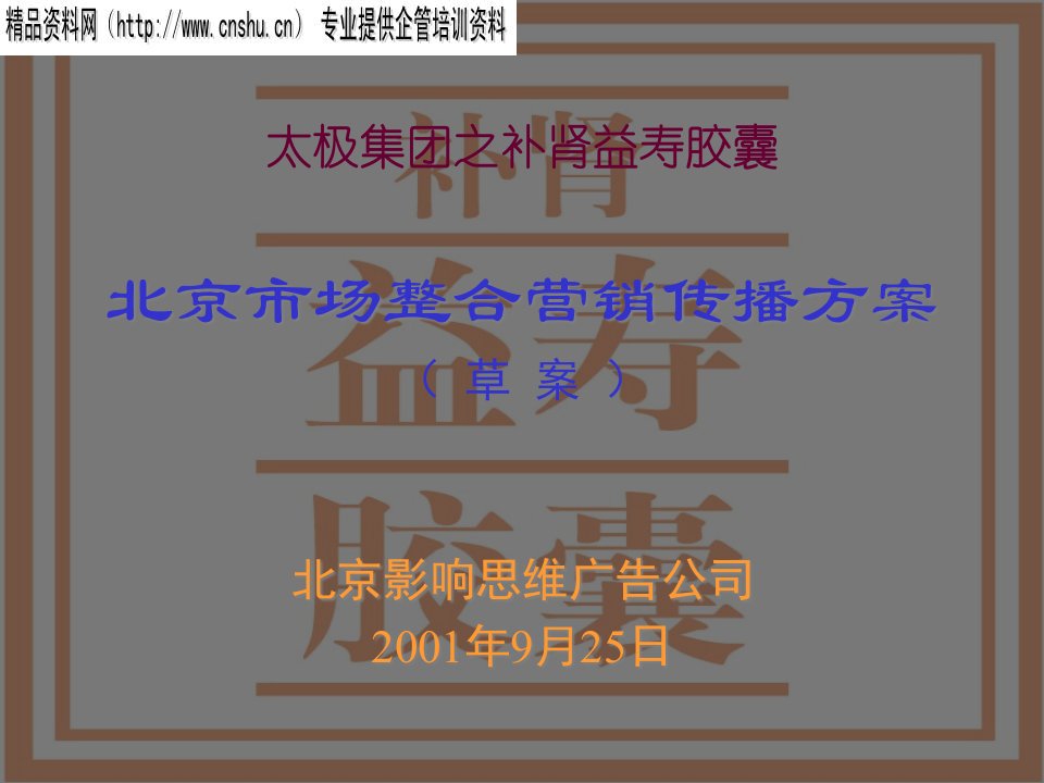 [精选]北京市场整合营销传播方案(2)