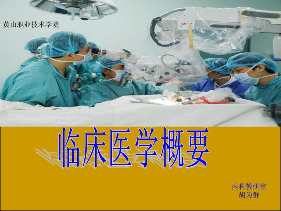 《临床医学概要绪论》PPT课件