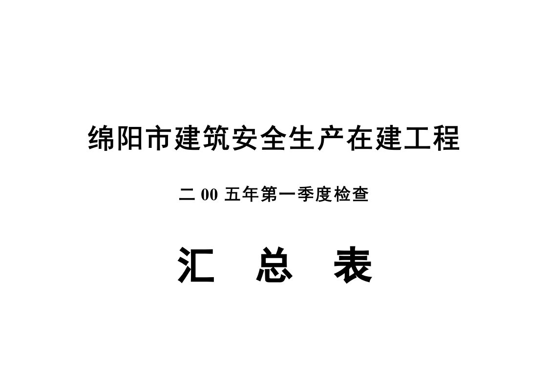 生产管理--绵阳市建筑安全生产在建工程