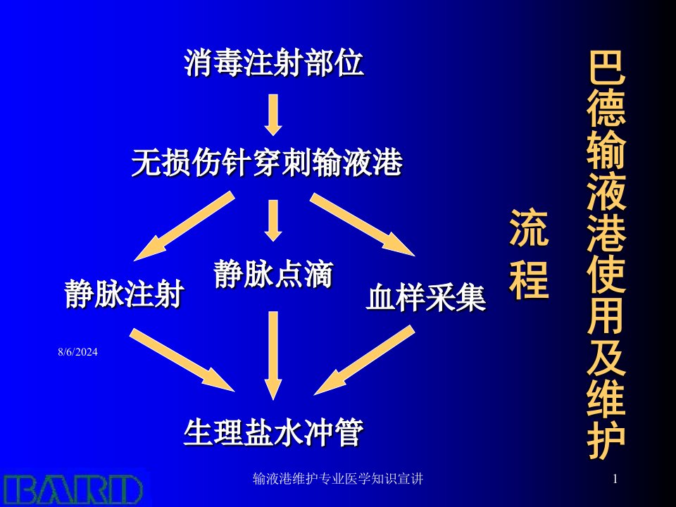 2021年输液港维护专业医学知识宣讲