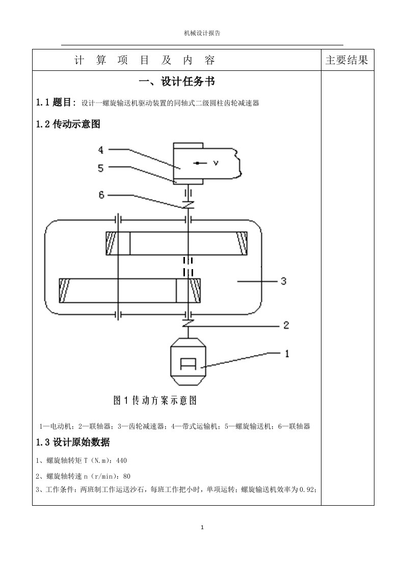 计算项目及内容