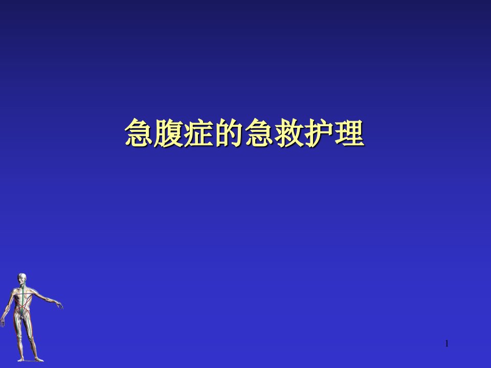 急腹症的急救护理ppt课件