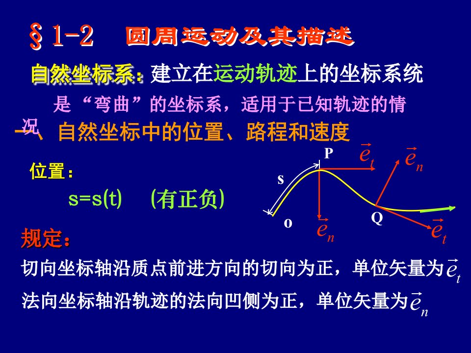 《大学物理第一章－》PPT课件