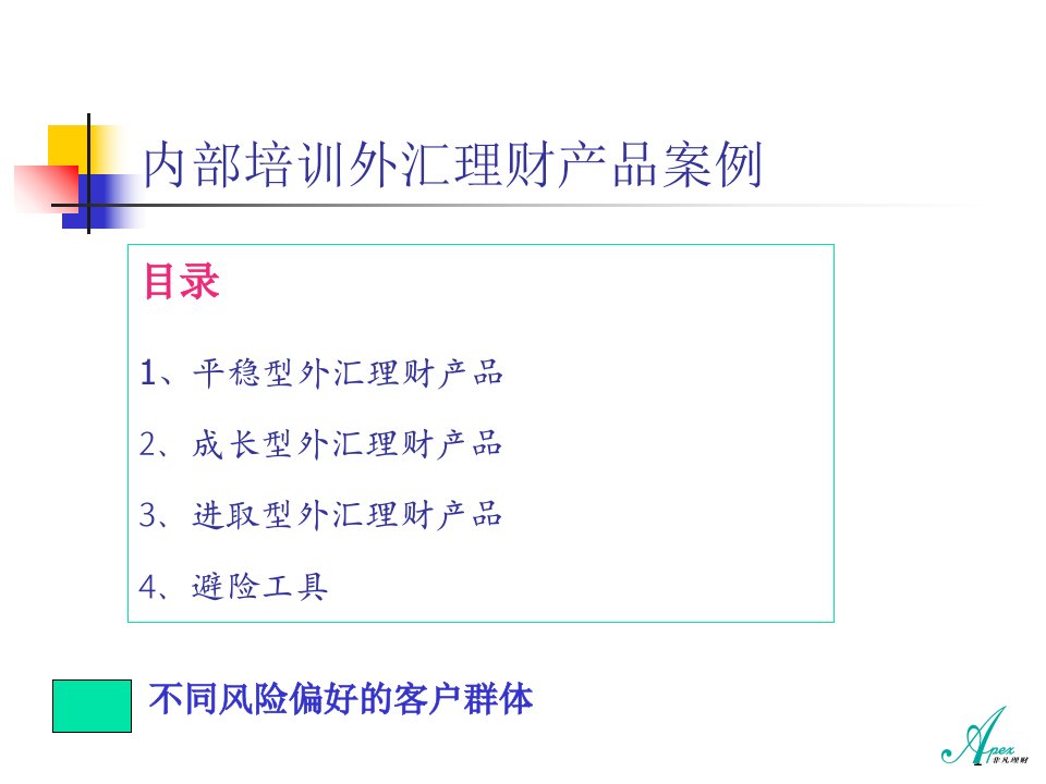 外汇理财产品培训不同方式选择的收益比较