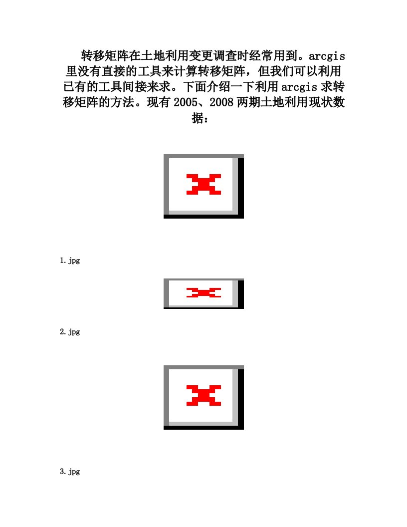 lybAAA利用ARCGIS生成土地利用转移矩阵