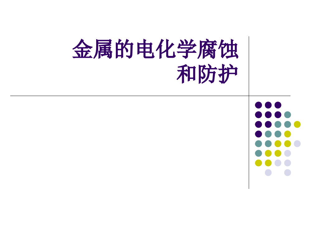 高中化学金属的电化学腐蚀和防护ppt课件