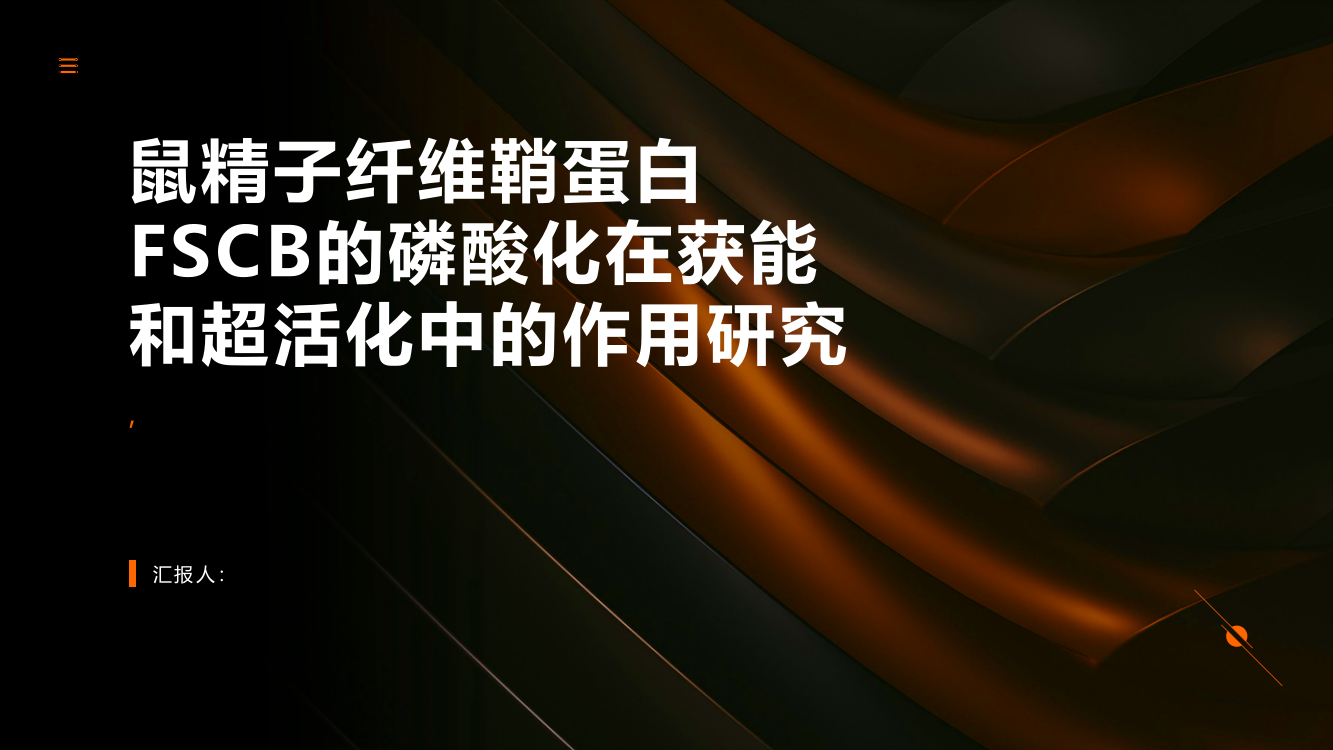 鼠精子纤维鞘蛋白FSCB的磷酸化在获能和超活化中的作用研究