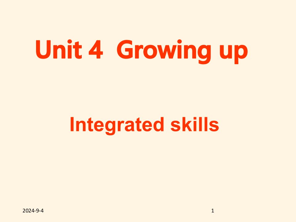 译林版九年级上册英语ppt课件：--unit-4-Integrated-skills