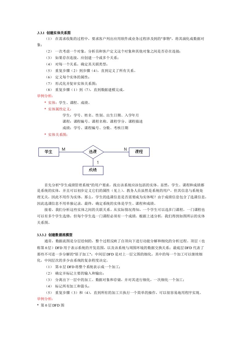 学生成绩管理系统数据流图