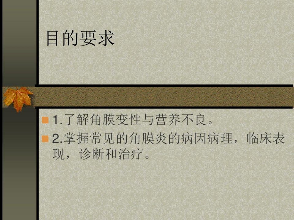 中西医眼科学角膜病67页PPT课件