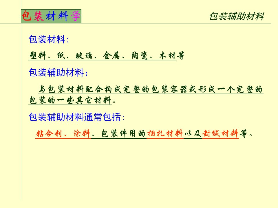 包装印刷包装材料学--涂料讲义