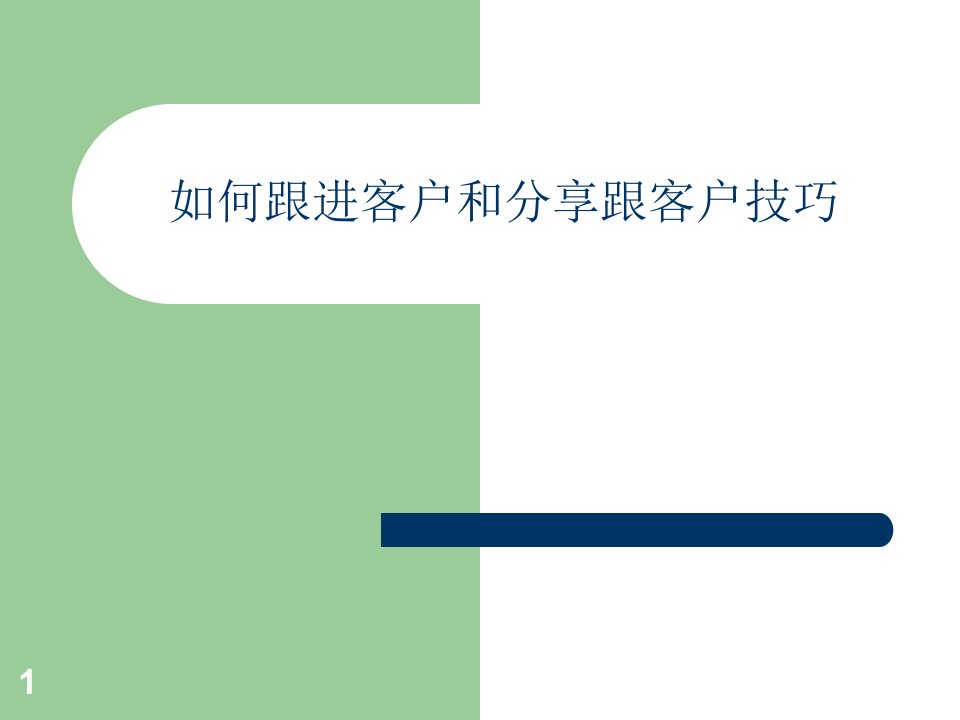 外贸业务如何跟进客户和分享跟客户技巧ppt课件