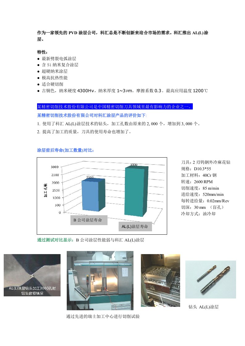 科汇纳米最新PVD涂层