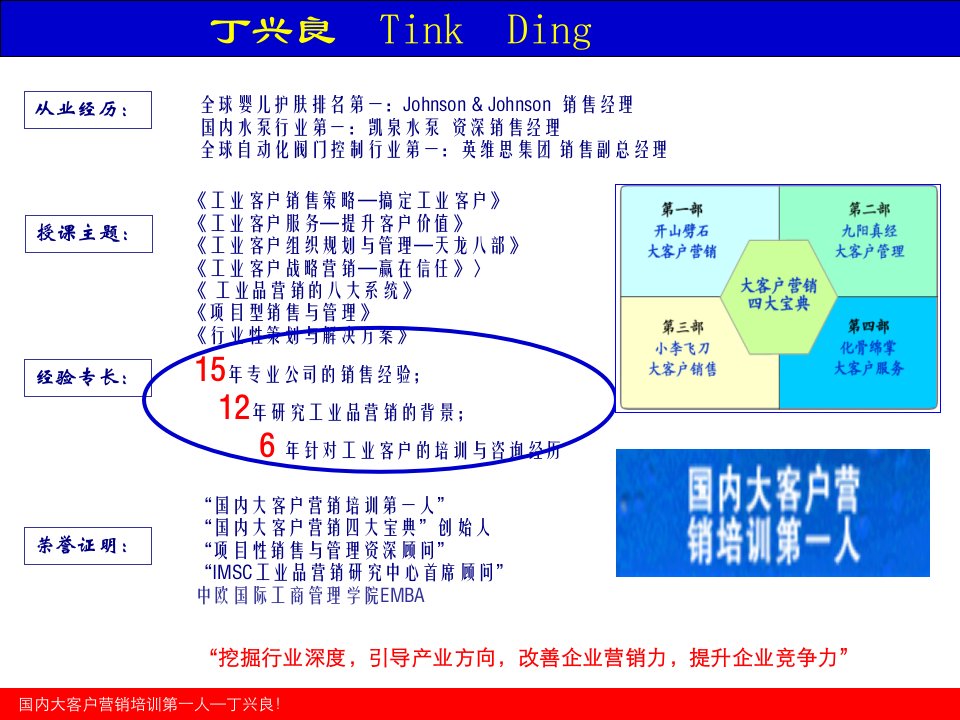 新编丁兴良工业品销售策略与顾问技术精品课件