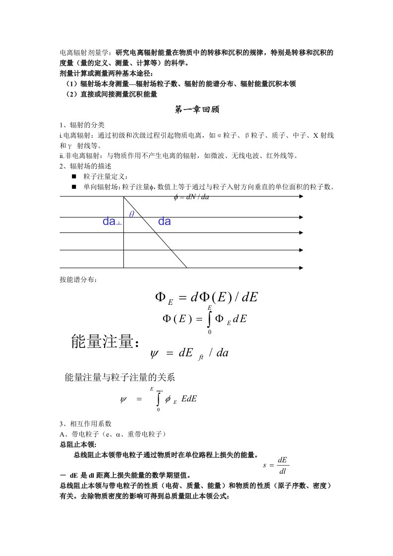 电离辐射剂量与防护