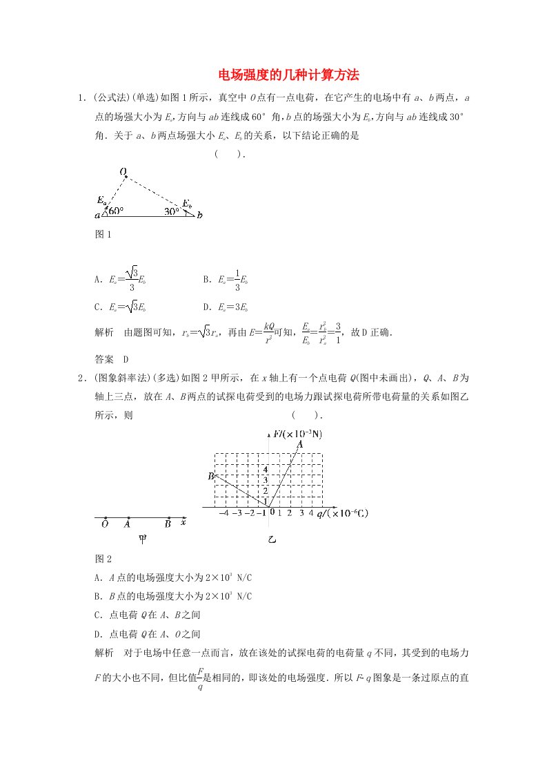 2015高考物理拉分题专项训练50