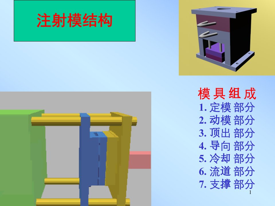 塑胶模具结构使用及保养