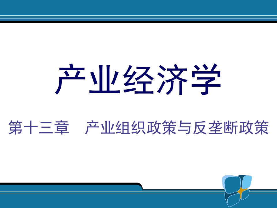 13产业组织政策1