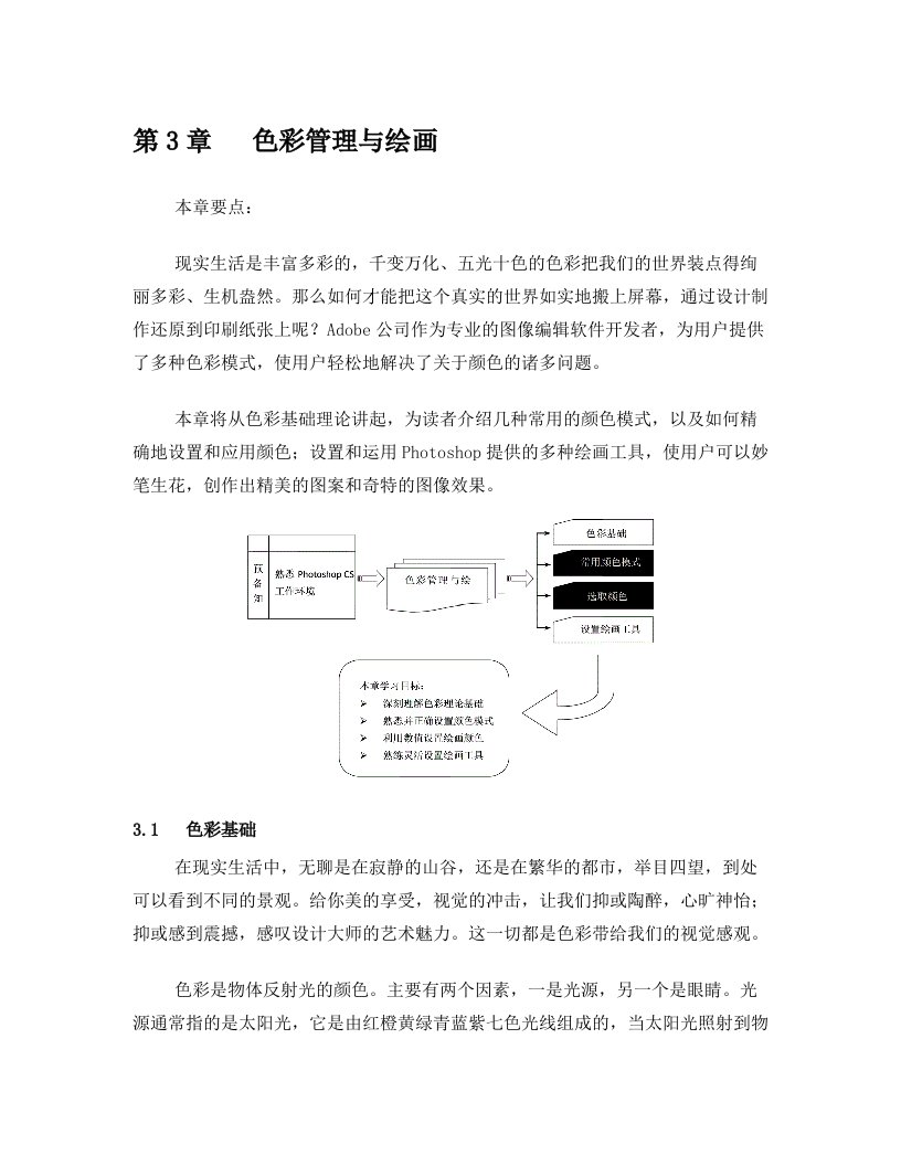 第3章++Photoshop+CS颜色管理和绘画工具