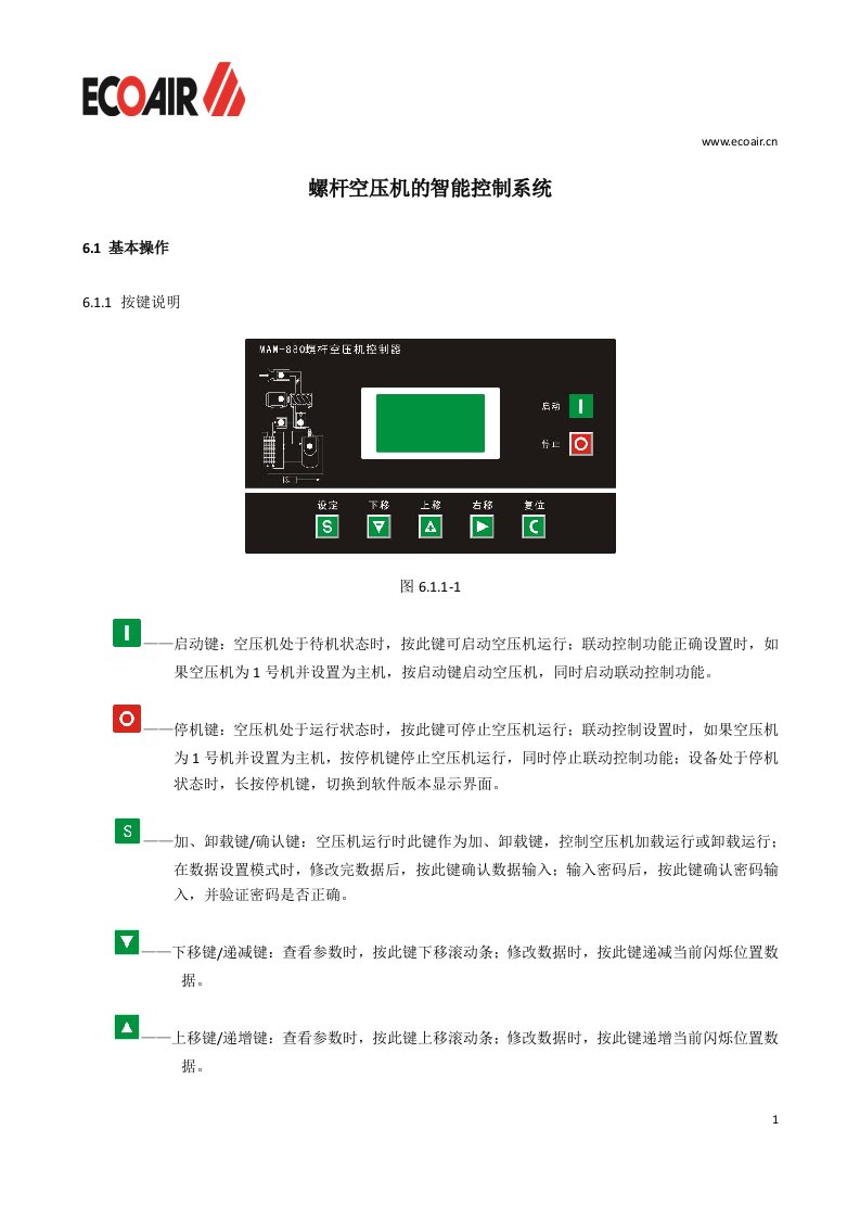 螺杆空压机的智能控制系统