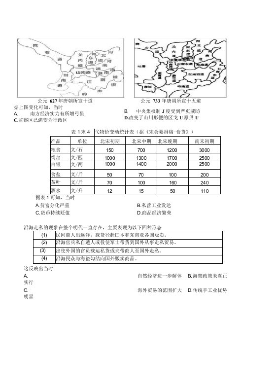 图表题训练（有答案）