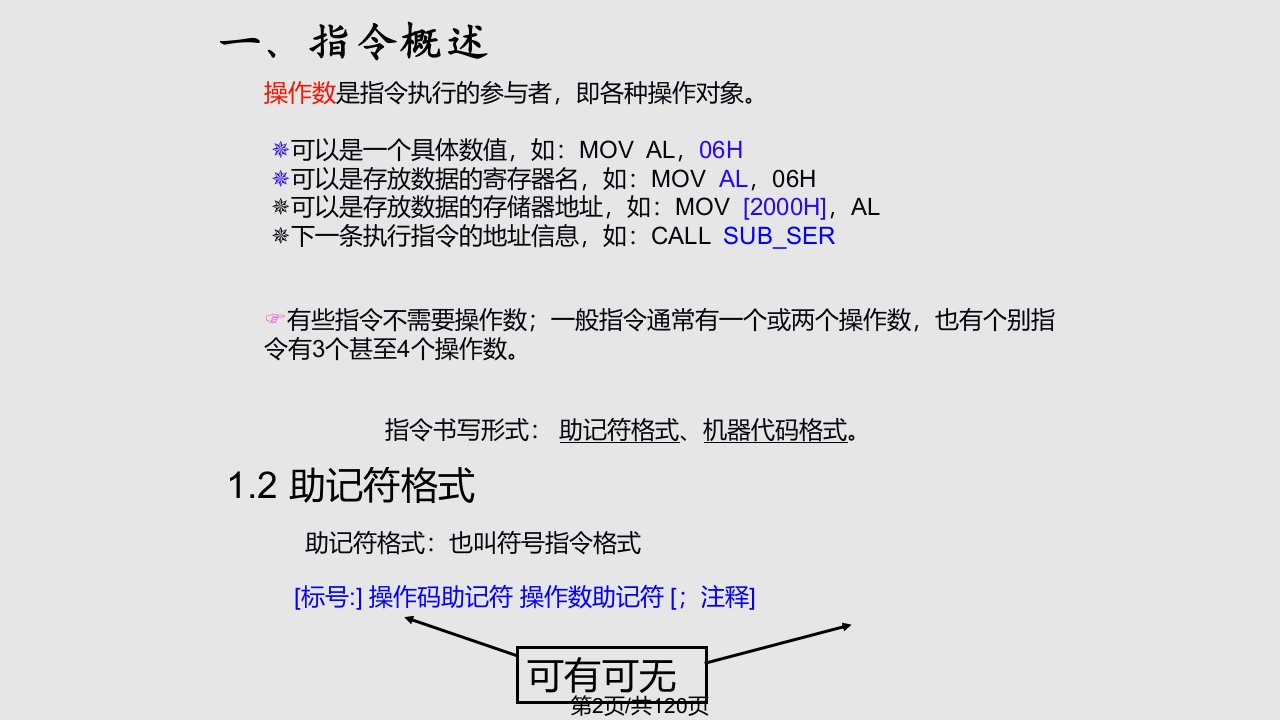 工学第讲指令系统课件