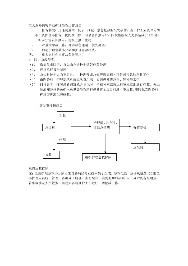 护理人员发生针刺伤的应急预案