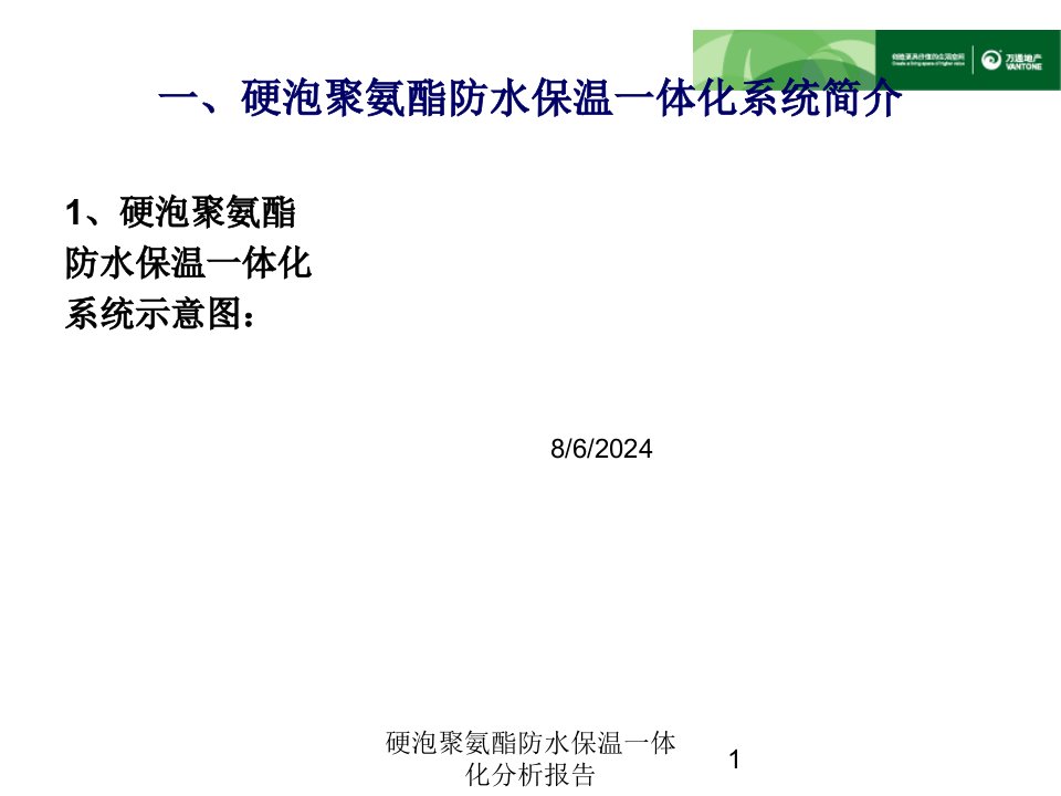 2020年硬泡聚氨酯防水保温一体化分析报告