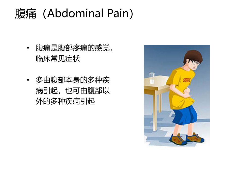 急性腹痛的诊断思路