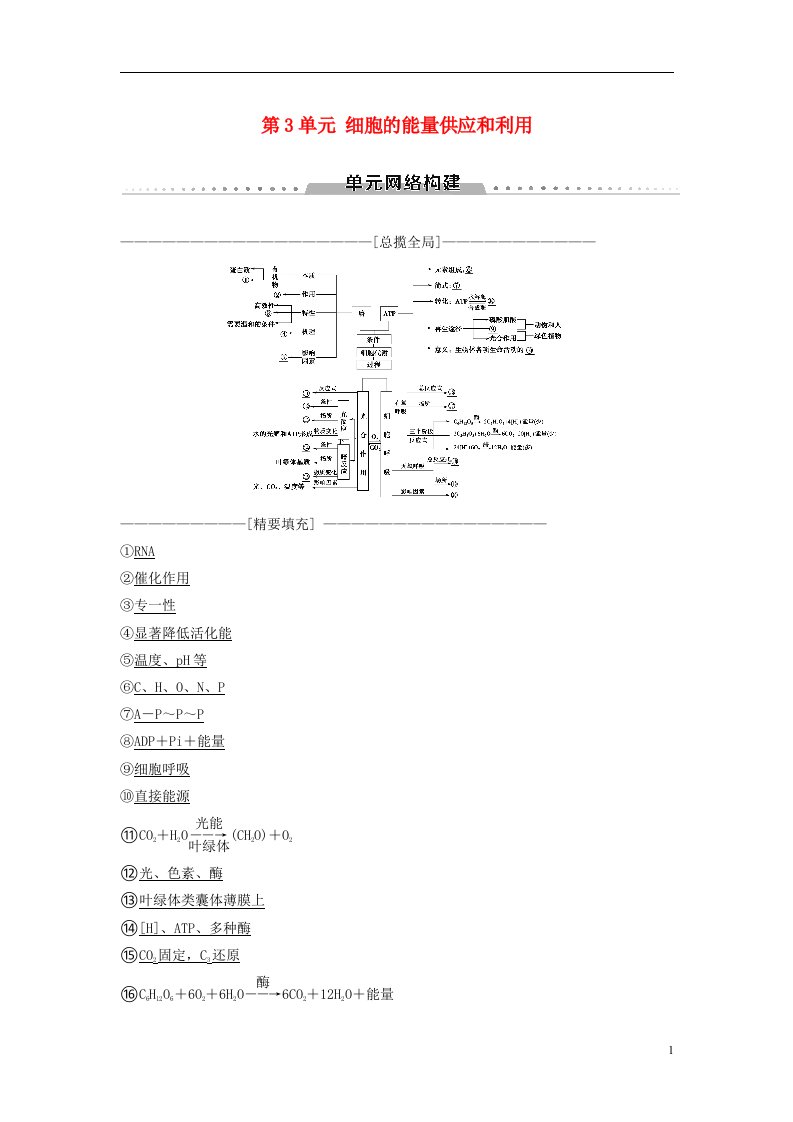 高考生物一轮复习