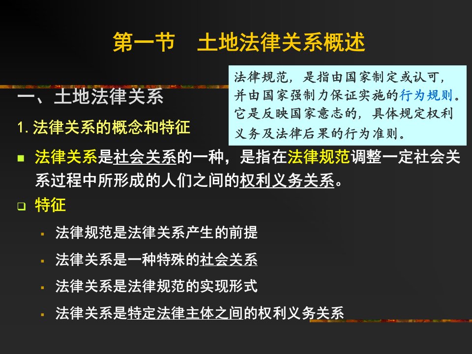 土地法律关系培训资料