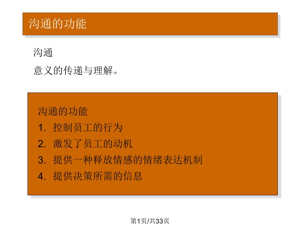 沟通组织行为学罗宾斯中文PPT课件