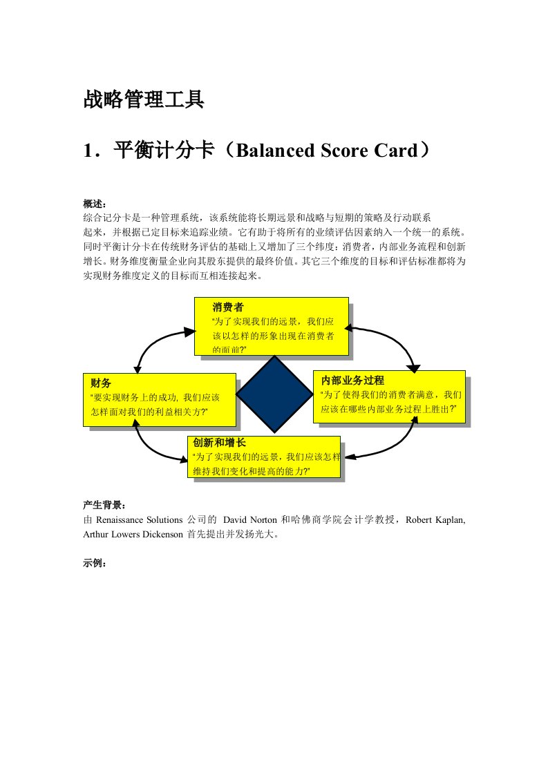 战略管理-战略管理工具71