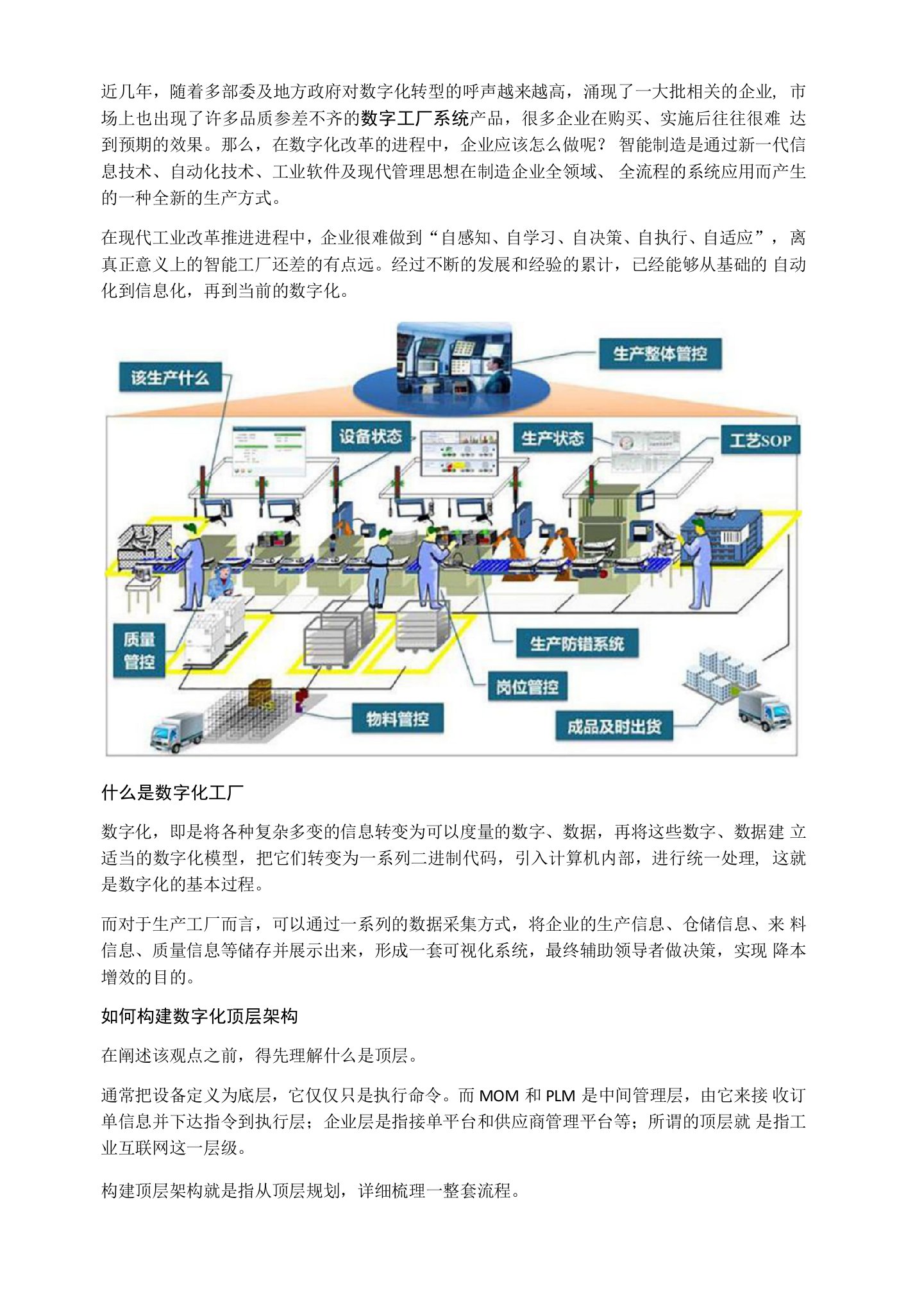 深度解析，数字化工厂顶层架构