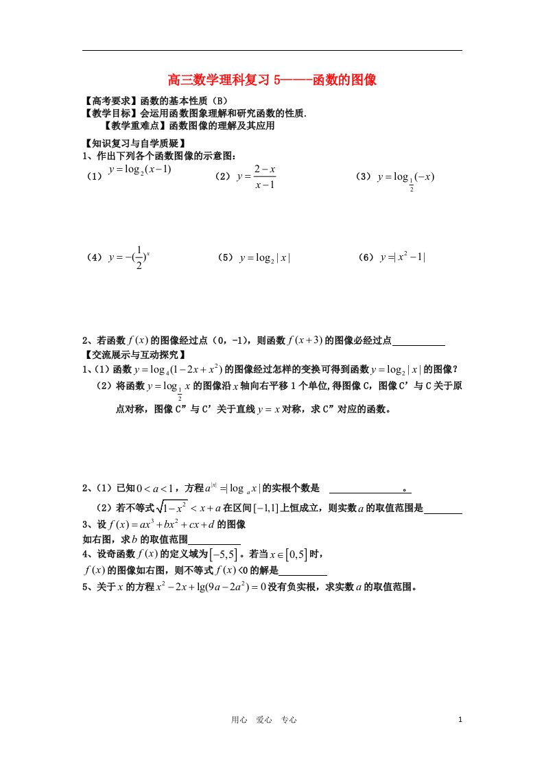 江苏省连云港市东海县白塔高级中学高三数学一轮复习