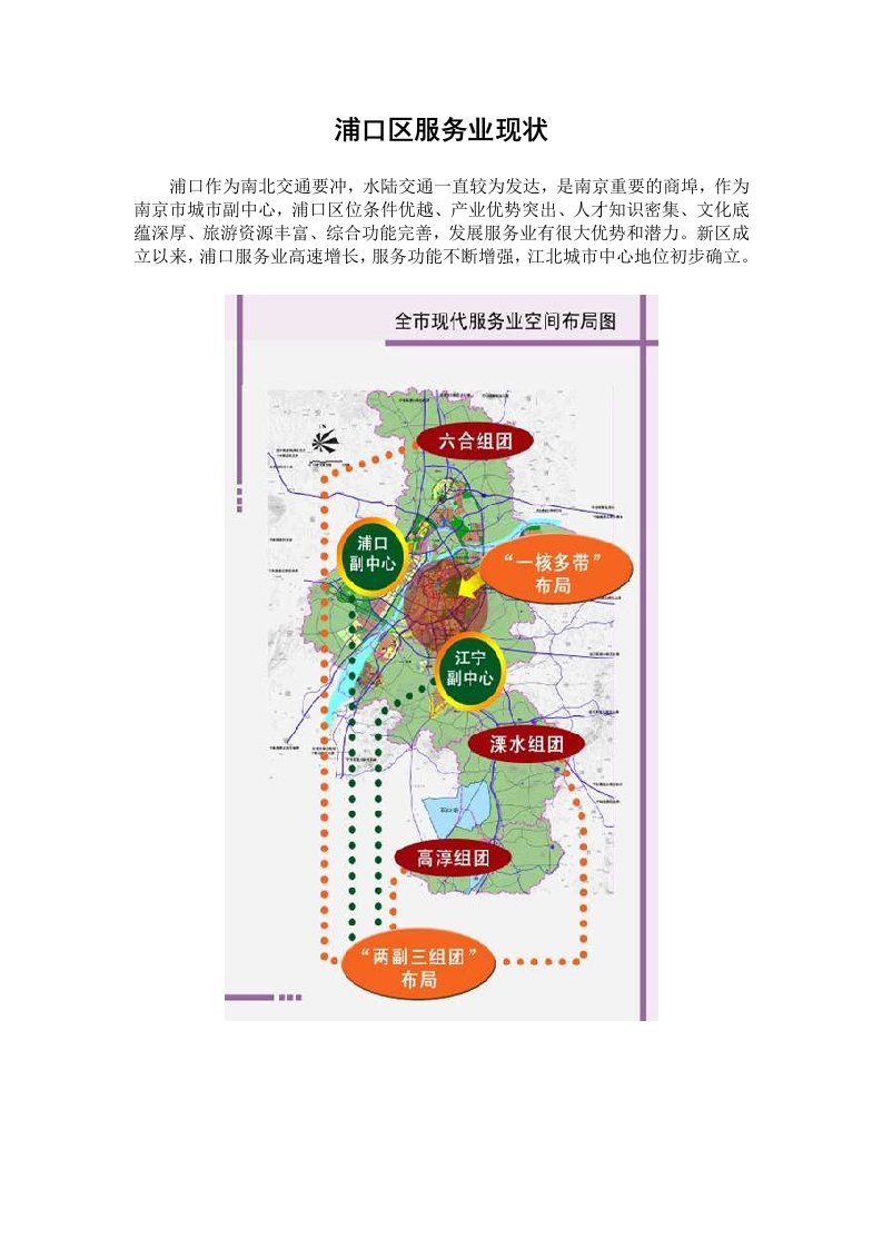 推荐-浦口区服务业现状