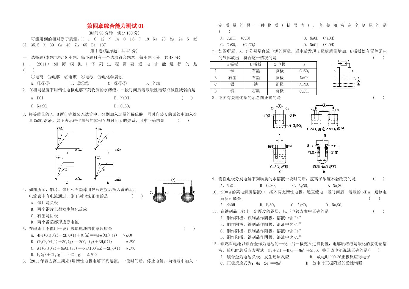 安徽省春晖学校高中化学