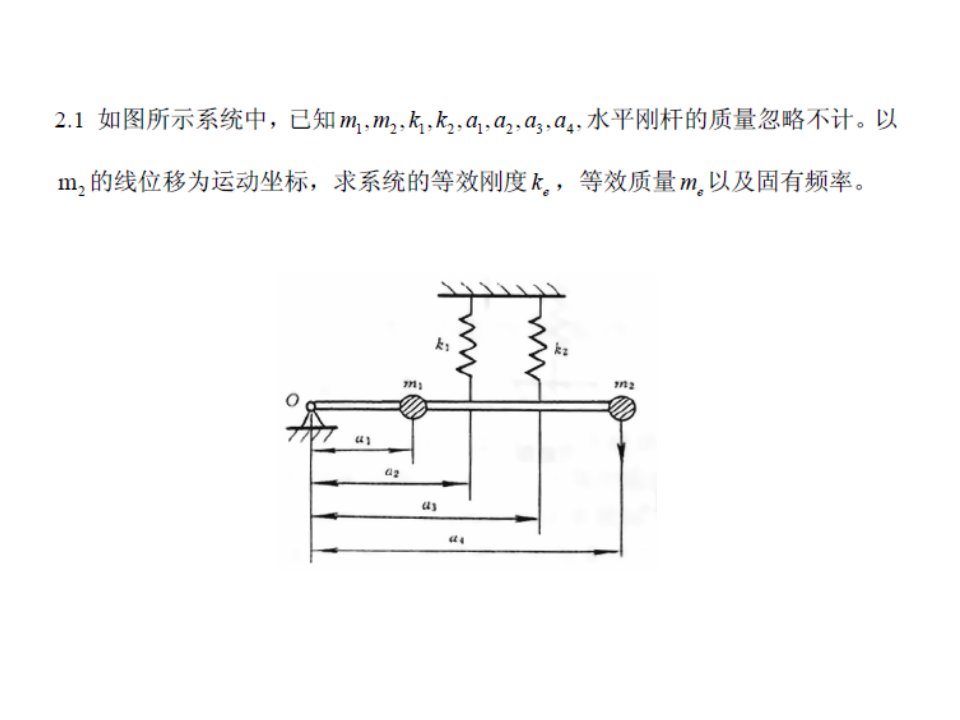 机械振动习题集