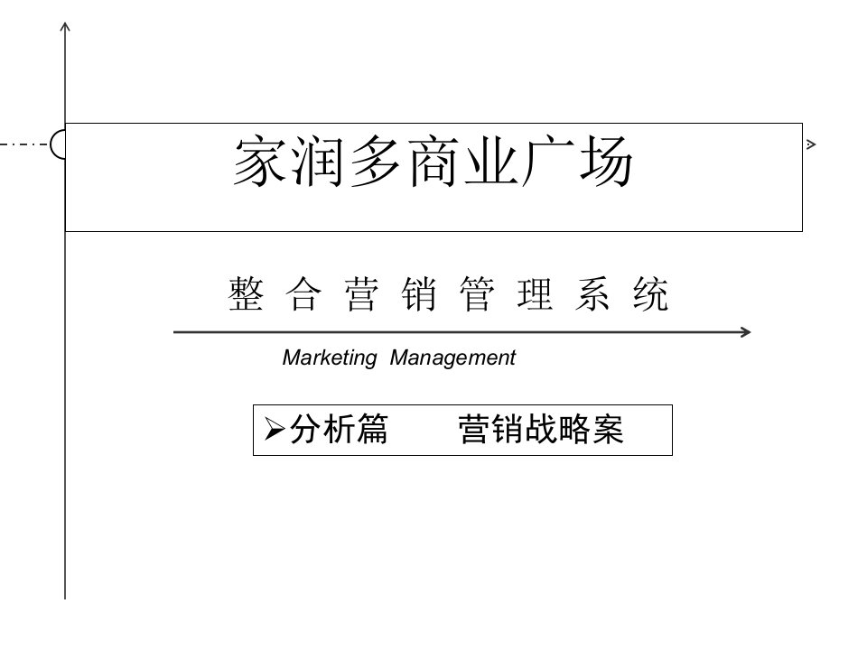 长沙家润多项目营销分析