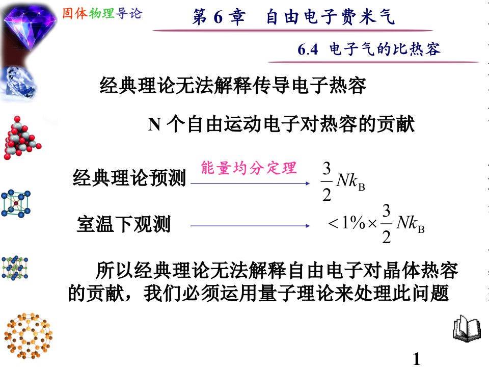 固体物理--自由电子费米气