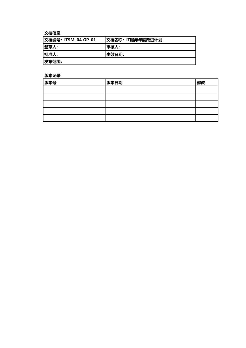 企业管理-ITSM04GP01